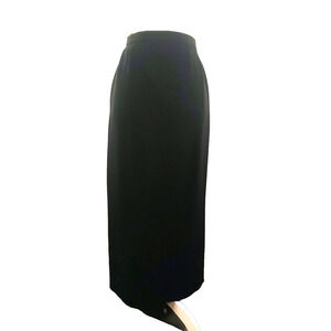 Kasper & Company Women's Skirt Size 10 Black A Line Career Business Church